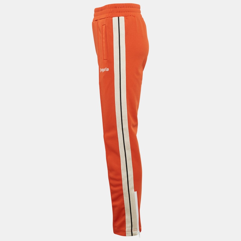 Palm Angels Orange Jersey Classic Track Pants S