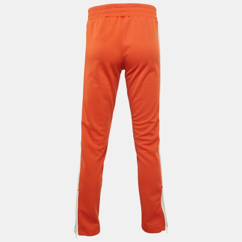 Palm Angels Orange Jersey Classic Track Pants S