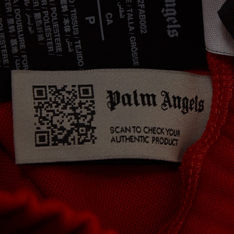 Palm Angels Orange Jersey Classic Track Pants S