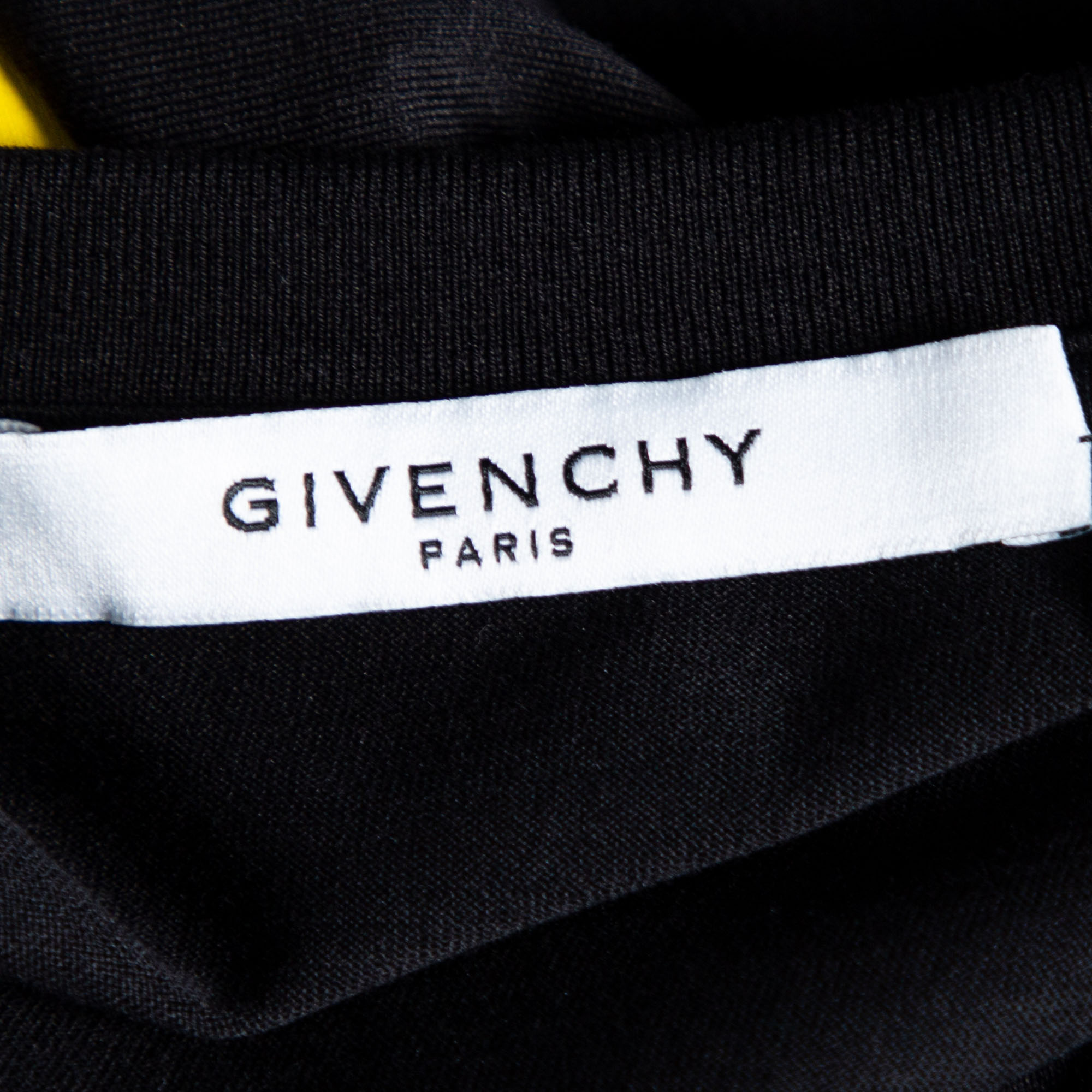 Givenchy Black Ice Bear Logo Printed Cotton T-Shirt L