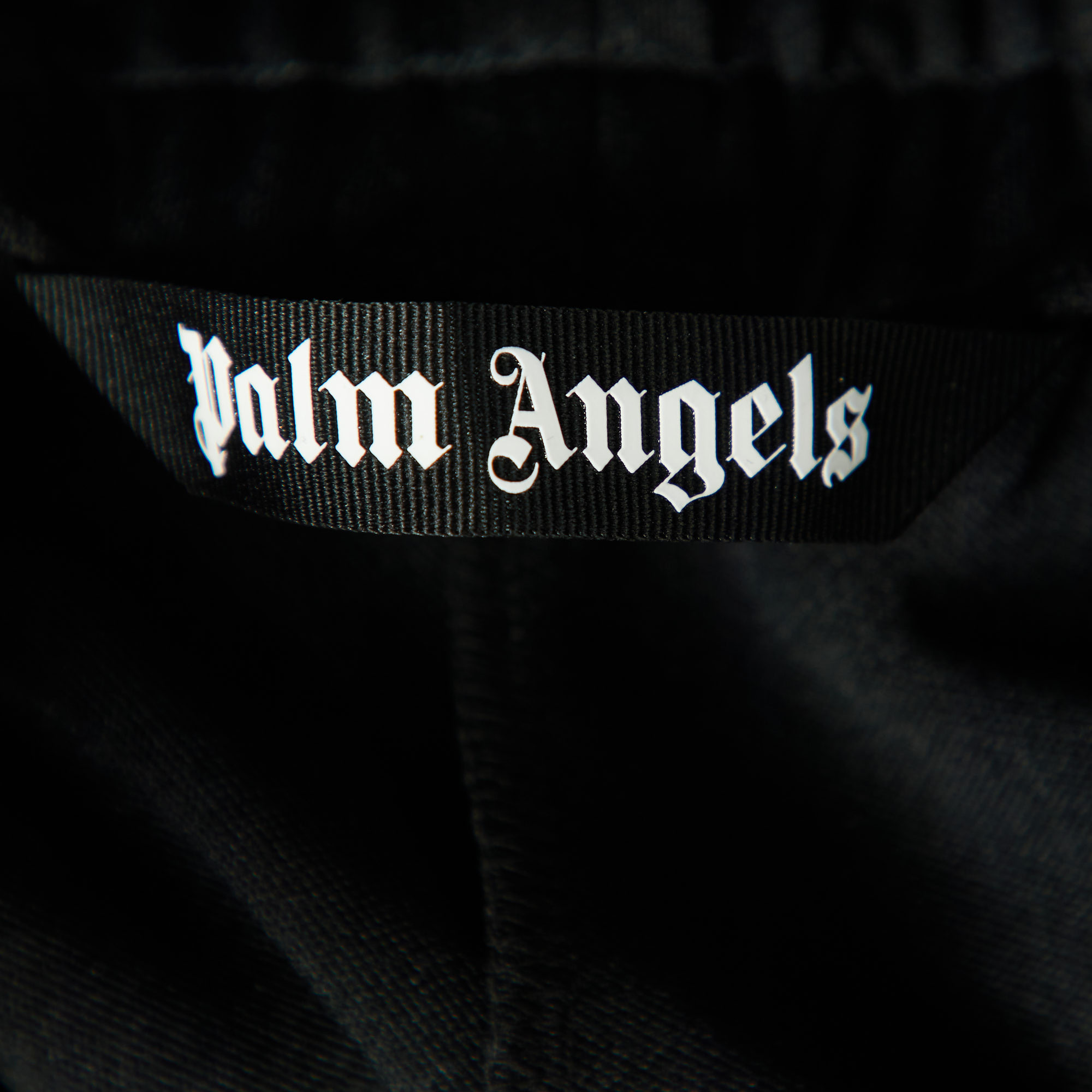 Palm Angels Black Knit Side Striped Bermuda Shorts S