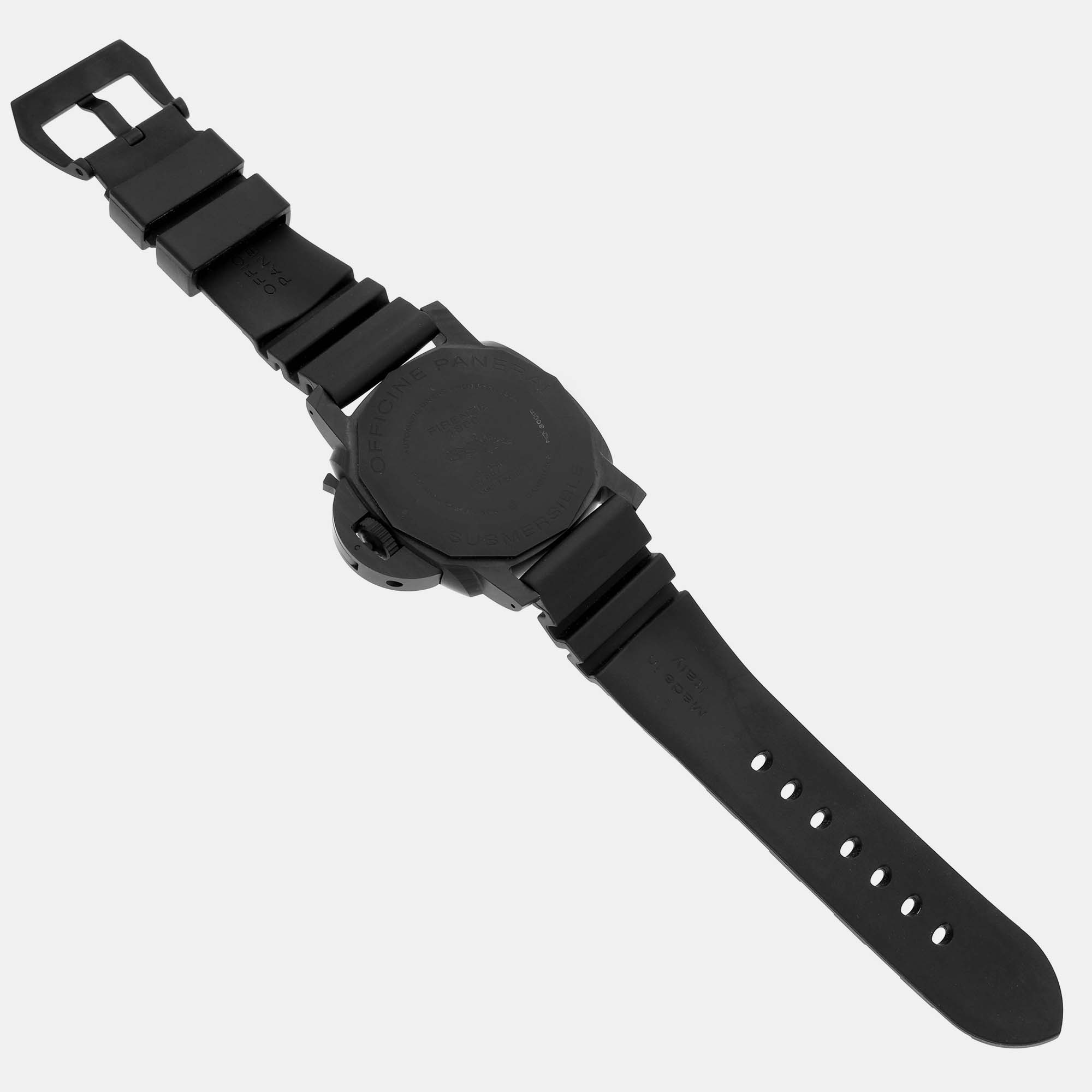 Panerai Black Carbotech Luminor PAM01616 Automatic Men's Wristwatch 47 Mm