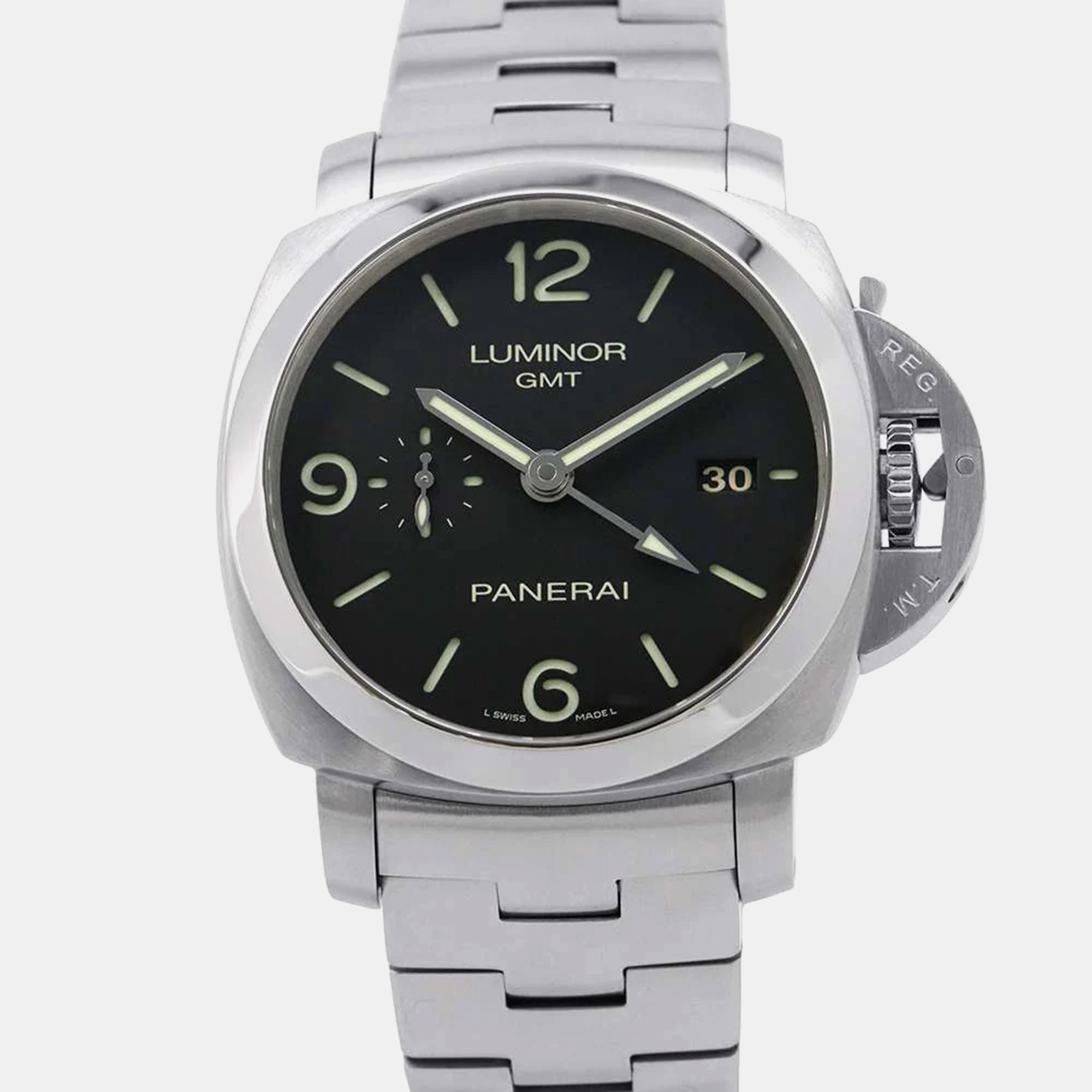Panerai Black Stainless Steel Luminor PAM00329 Automatic Men's Wristwatch
Panerai Black Stainless Steel Luminor PAM00329 Automatic Men's Wristwatch
