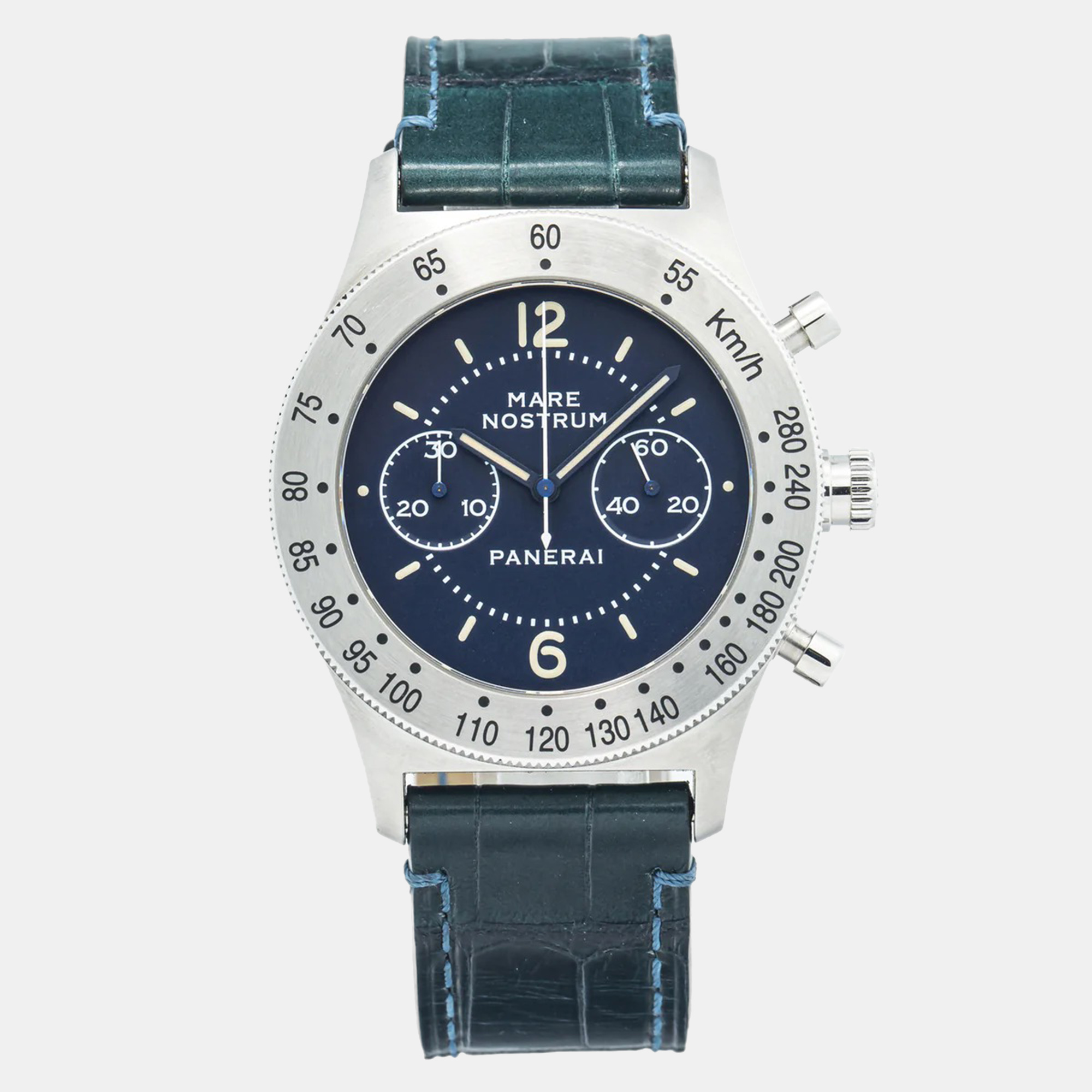 Panerai Mare Nostrum PAM00716 Blue Dial Stainless Steel Manual Winding Men's Wristwatch 42 mm
Panerai Mare Nostrum PAM00716 Blue Dial Stainless Steel Manual Winding Men's Wristwatch 42 mm