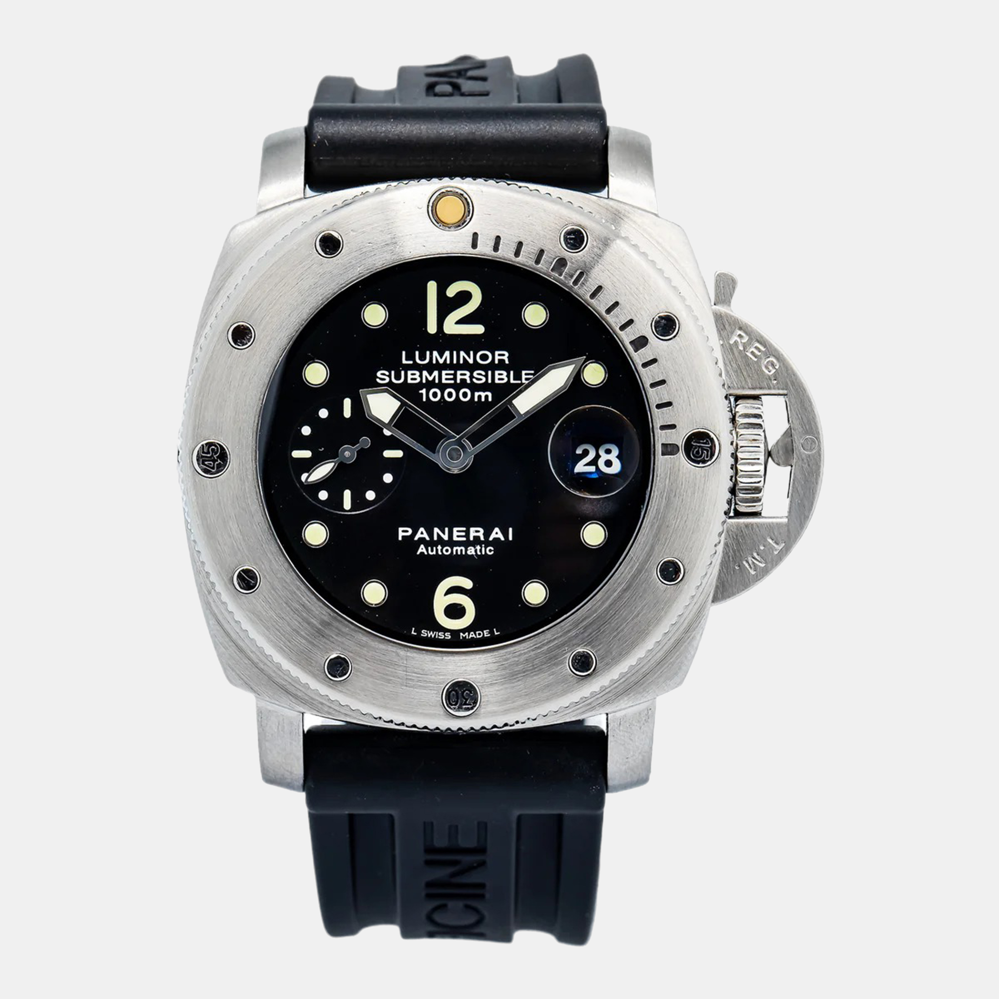Luminor Submersible PAM00243 Automatic Stainless Steel Men's Wristwatch 44 mm - Panerai - Modalova