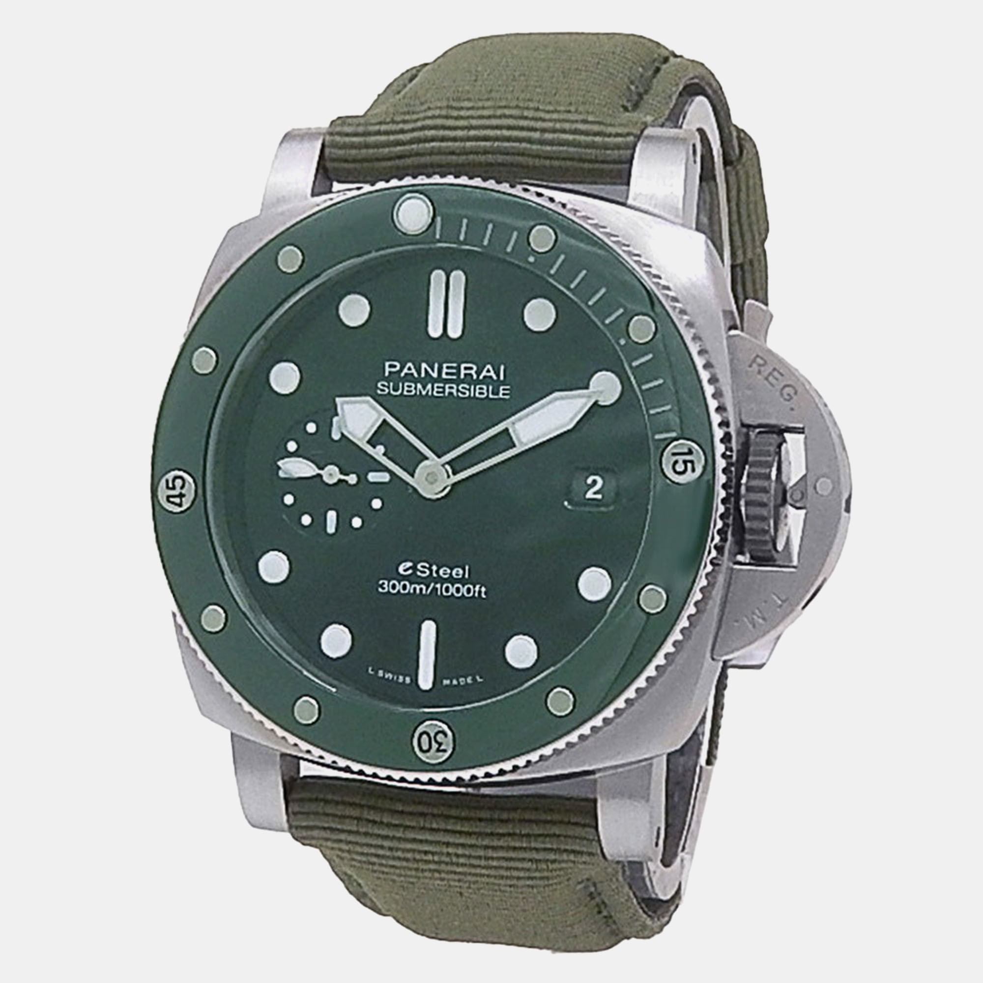 Submersible QuarantaQuattro PAM01287 Automatic Stainless Steel Men's Wristwatch 44 mm - Panerai - Modalova