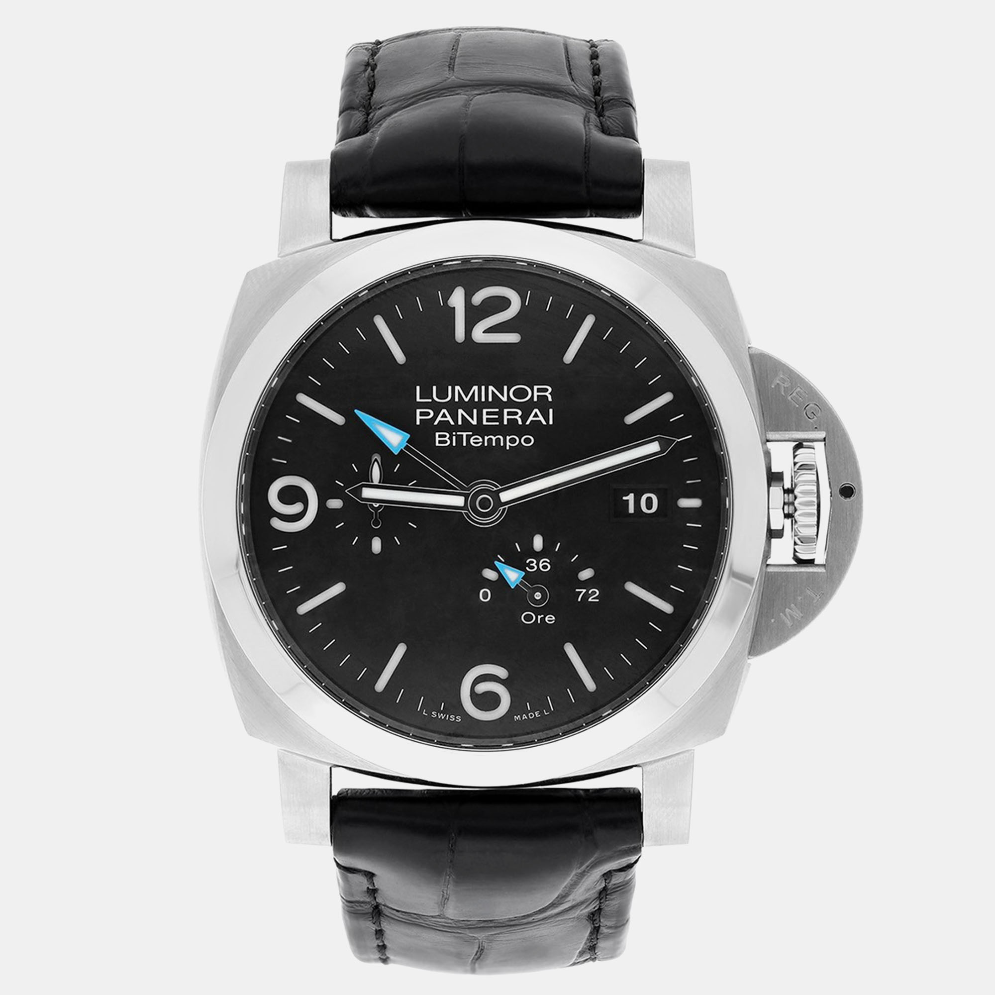 Luminor PAM01360 Automatic Stainless Steel Men's Wristwatch 44 mm - Panerai - Modalova