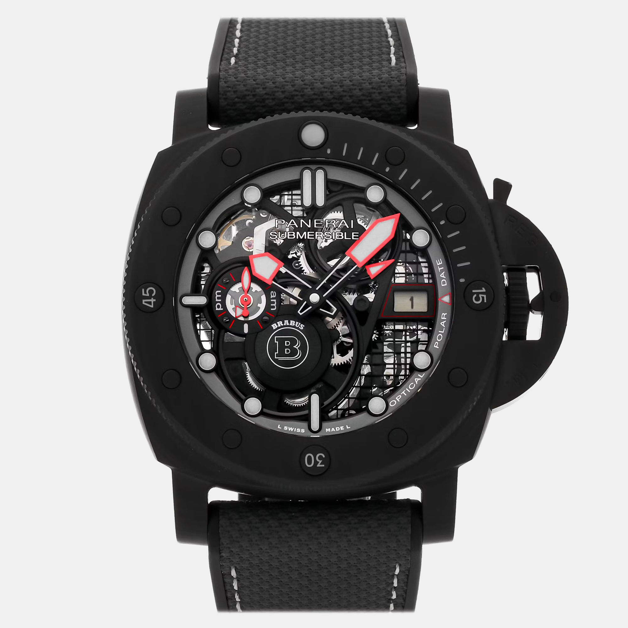 Pre-Owned Submersible S Brabus Black Ops Edition PAM 1240 47 mm - Panerai - Modalova