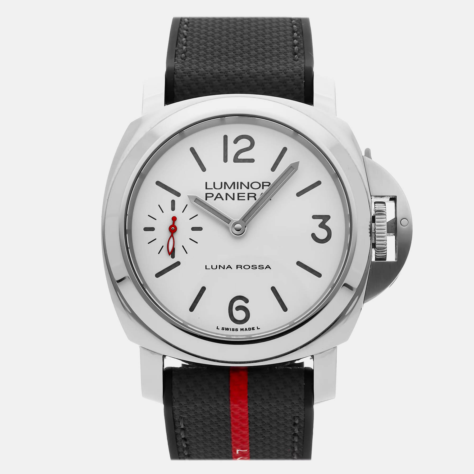 Pre-Owned Panerai Luminor Luna Rossa PAM 1342 Manual Winding Men's Watch 44 mm, White
Pre-Owned Panerai Luminor Luna Rossa PAM 1342 Manual Winding Men's Watch 44 mm, White