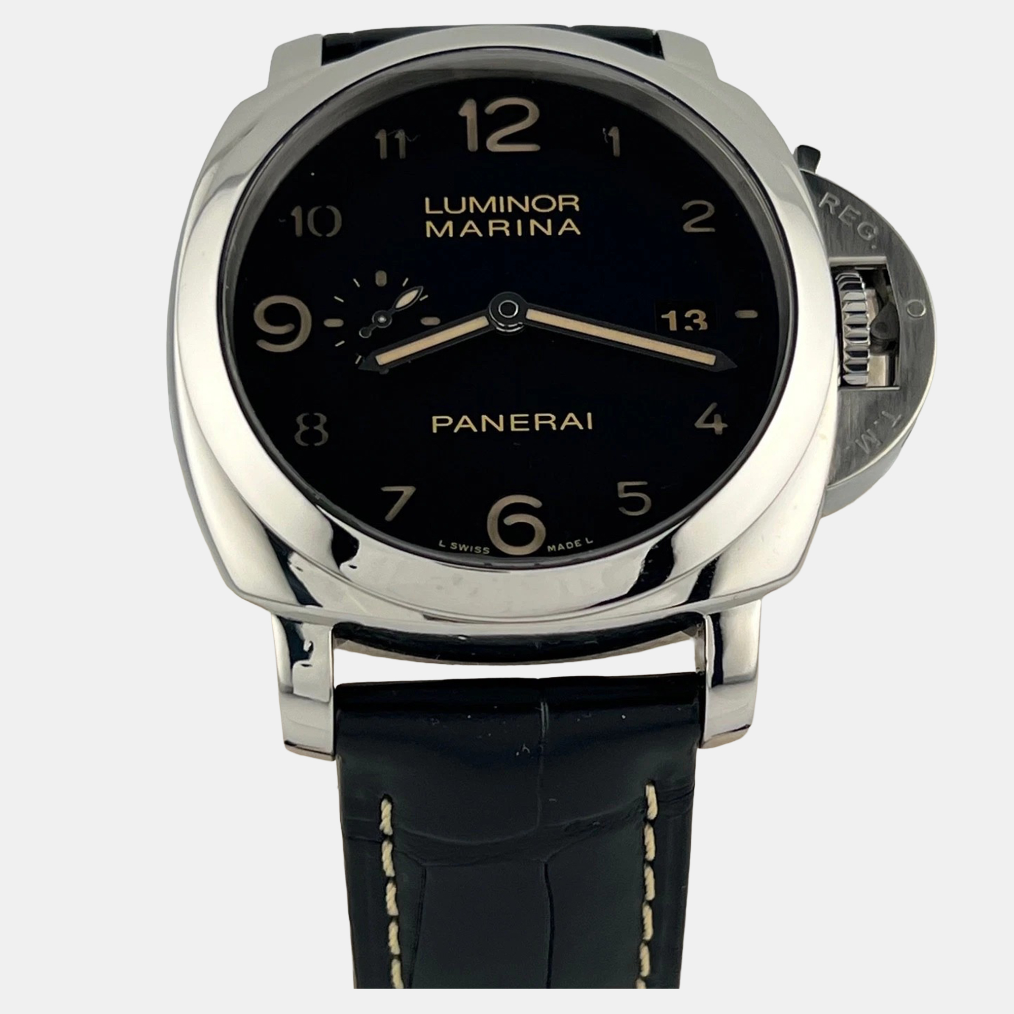 Panerai Luminor Marina 1950 3 Days PAM00359 Automatic Black Dial Stainless Steel Men's Wristwatch 44 mm
Panerai Luminor Marina 1950 3 Days PAM00359 Automatic Black Dial Stainless Steel Men's Wristwatch 44 mm