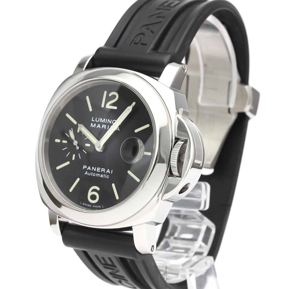 Panerai Black Stainless Steel Luminor Automatic PAM00104 Men's Wristwatch
Panerai Black Stainless Steel Luminor Automatic PAM00104 Men's Wristwatch