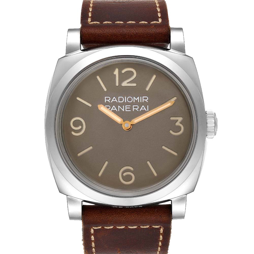 Panerai Brown Stainless Steel Radiomir 1940 PAM00662 Men's Wristwatch 47 MM