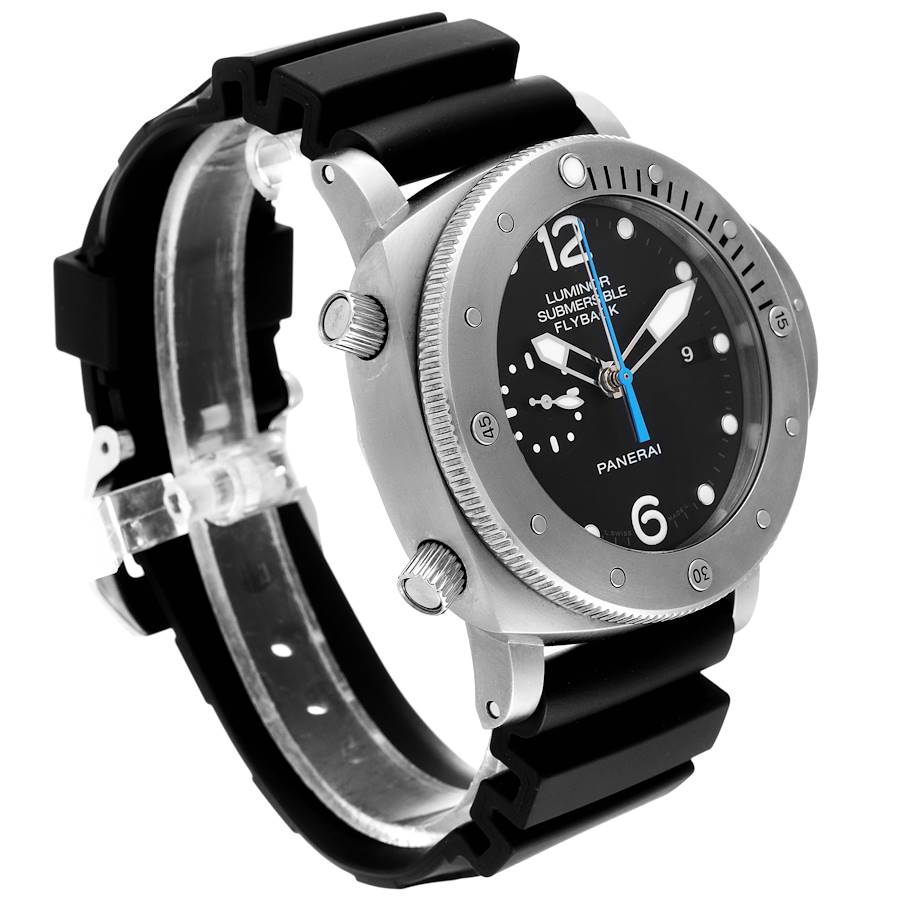 Panerai Black Titanium Luminor Submersible PAM00614 Automatic Men's Wristwatch 47 Mm