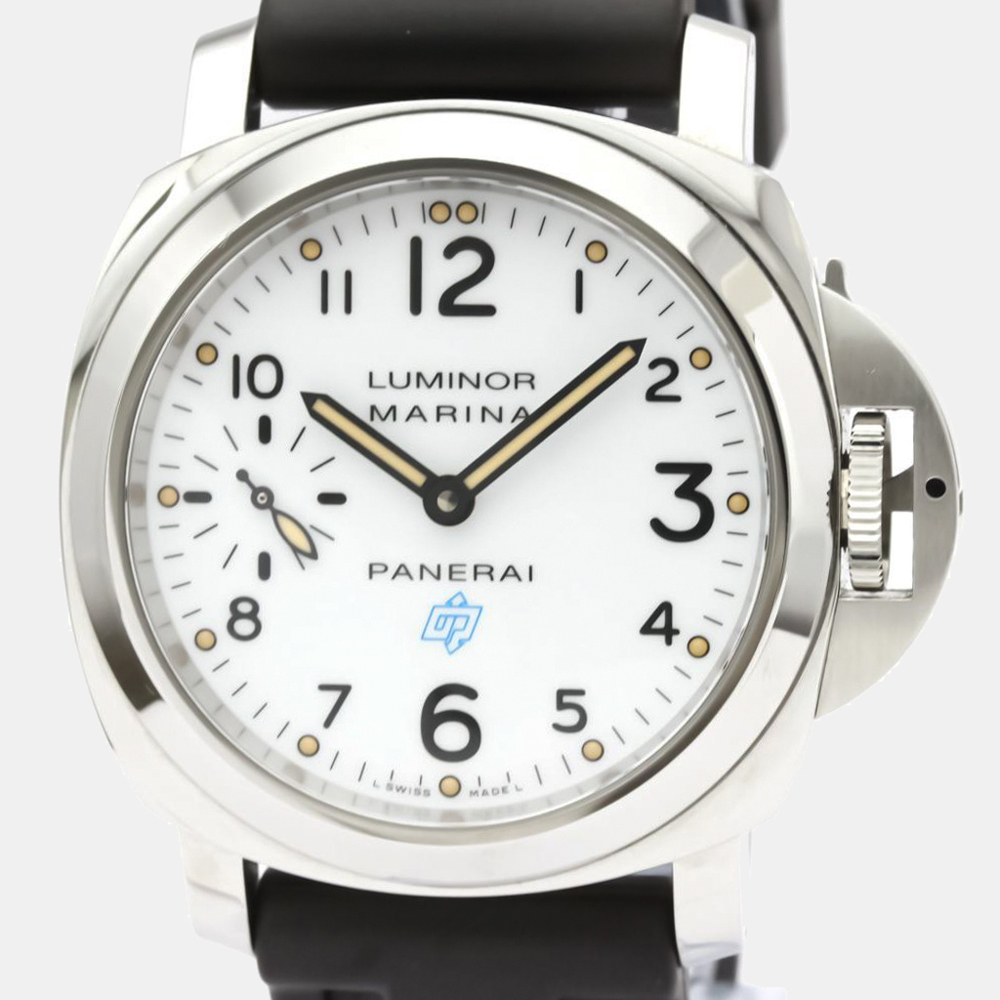 Panerai White Stainless Steel Luminor Marina PAM00660 Men's Wristwatch 44 MM
Panerai White Stainless Steel Luminor Marina PAM00660 Men's Wristwatch 44 MM