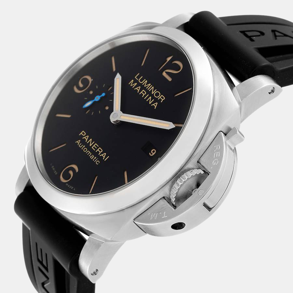 Panerai Black Stainless Steel Luminor PAM01312 Automatic Men's Wristwatch 44 mm
Panerai Black Stainless Steel Luminor PAM01312 Automatic Men's Wristwatch 44 mm