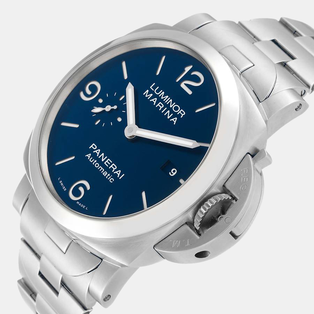 Panerai Blue Stainless Steel Luminor PAM01316 Automatic Men's Wristwatch 44 mm
Panerai Blue Stainless Steel Luminor PAM01316 Automatic Men's Wristwatch 44 mm