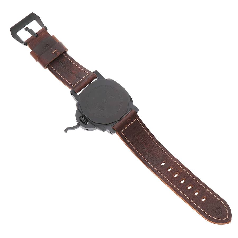Panerai Black Ceramic Luminor PAM01441 Automatic Men's Wristwatch 44 Mm
