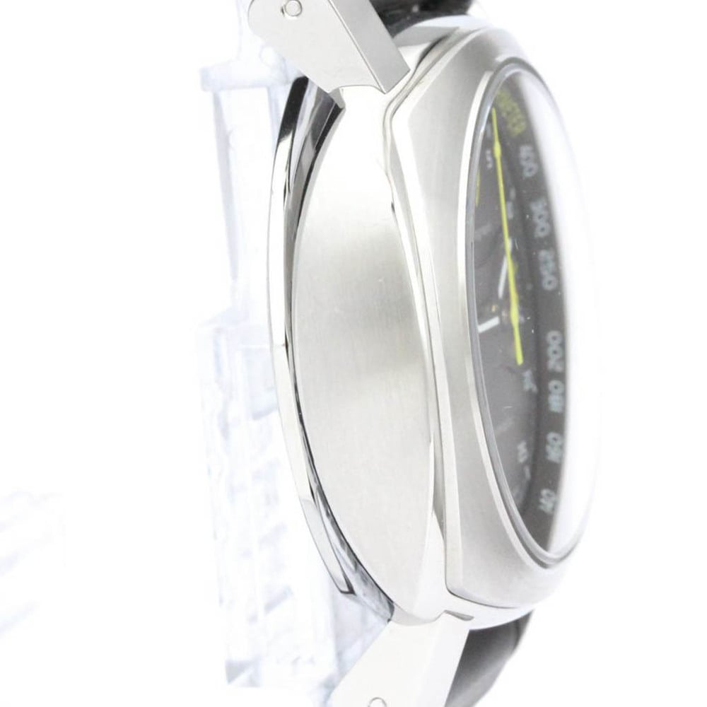 Panerai Black Stainless Steel Ferrari Scuderia FER00008 Chronograph Automatic Men's Wristwatch 40 Mm