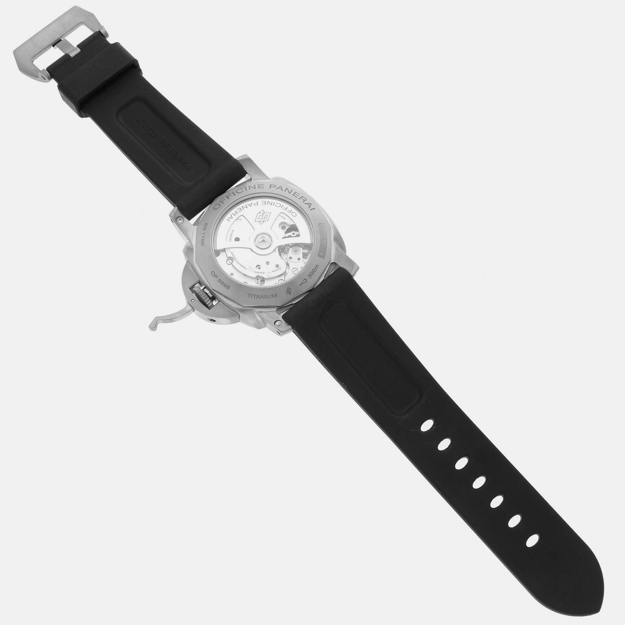Panerai Brown Titanium Luminor PAM00351 Automatic Men's Wristwatch 44 Mm
