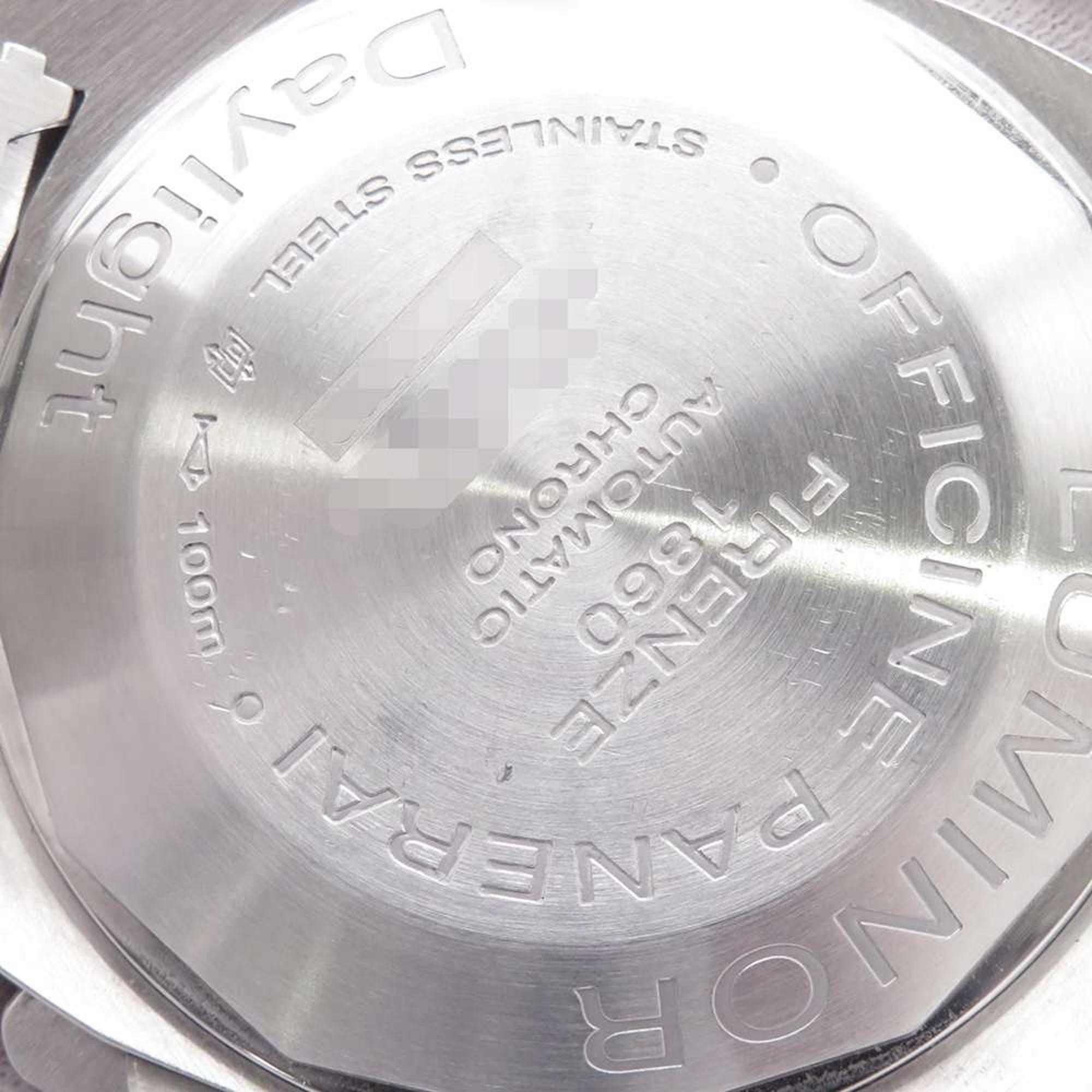 Panerai Black Stainless Steel Luminor PAM00236 Automatic Men's Wristwatch 44 Mm
