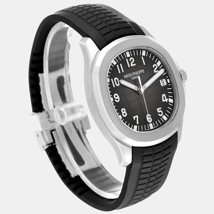 Patek Philippe Black Stainless Steel Aquanaut 5167A  Automatic Men's Wristwatch 40 Mm
