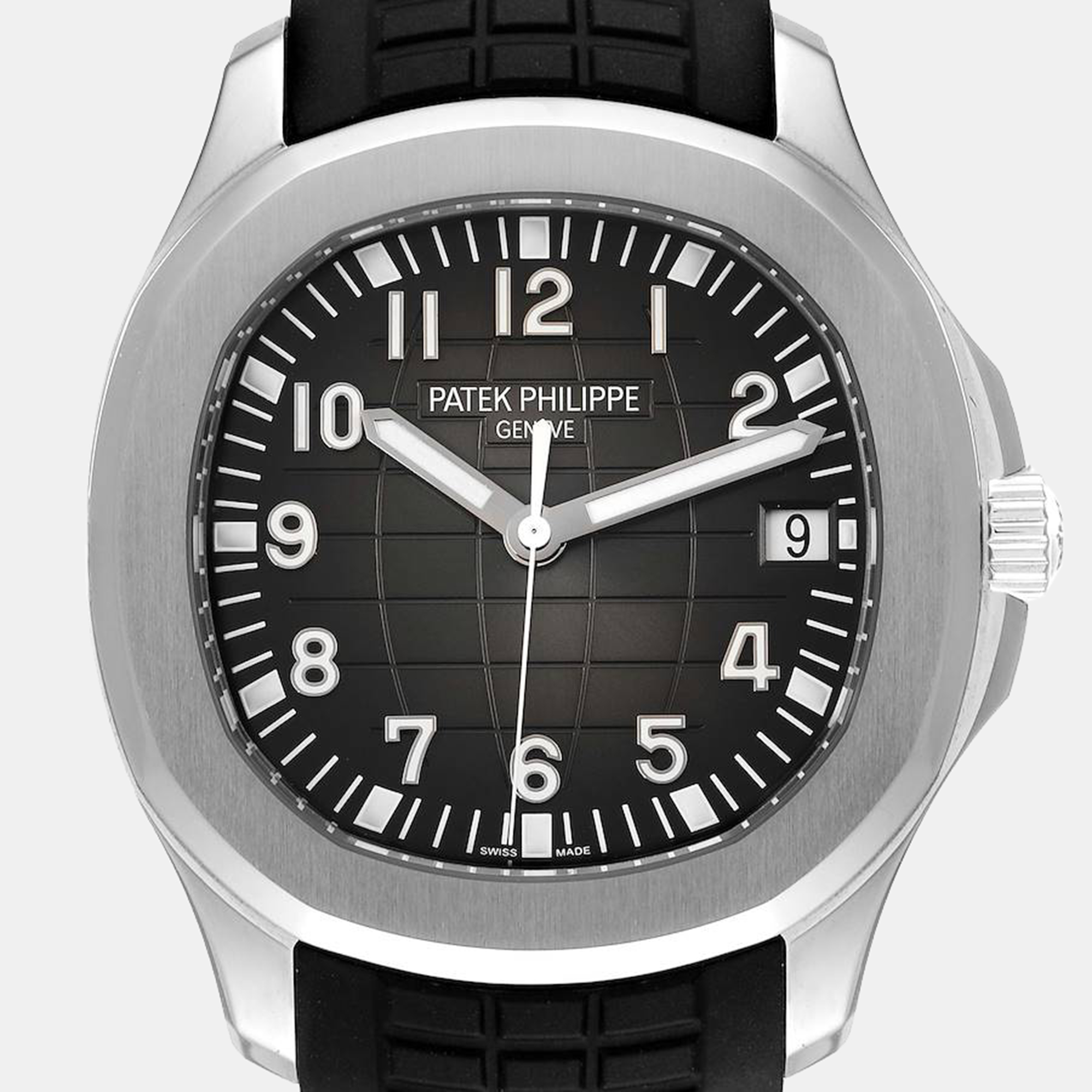 Patek Philippe Black Stainless Steel Aquanaut 5167A  Automatic Men's Wristwatch 40 Mm
