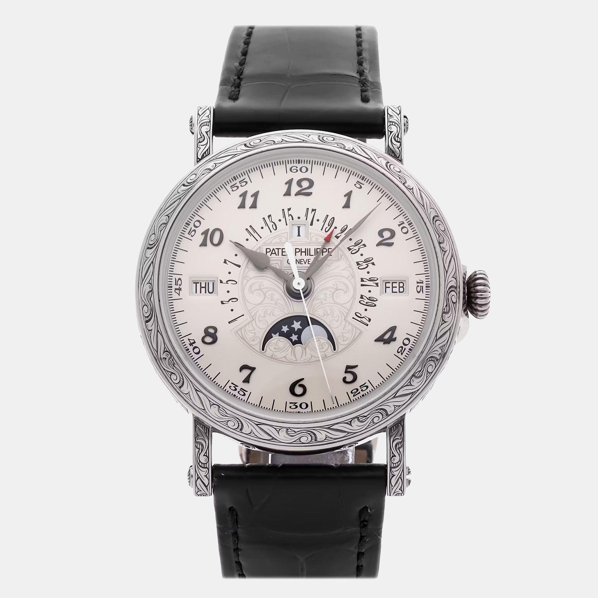 Pre-Owned Patek Philippe Grand Complications Perpetual Calendar 5160/500G-001, Silver
Pre-Owned Patek Philippe Grand Complications Perpetual Calendar 5160/500G-001, Silver