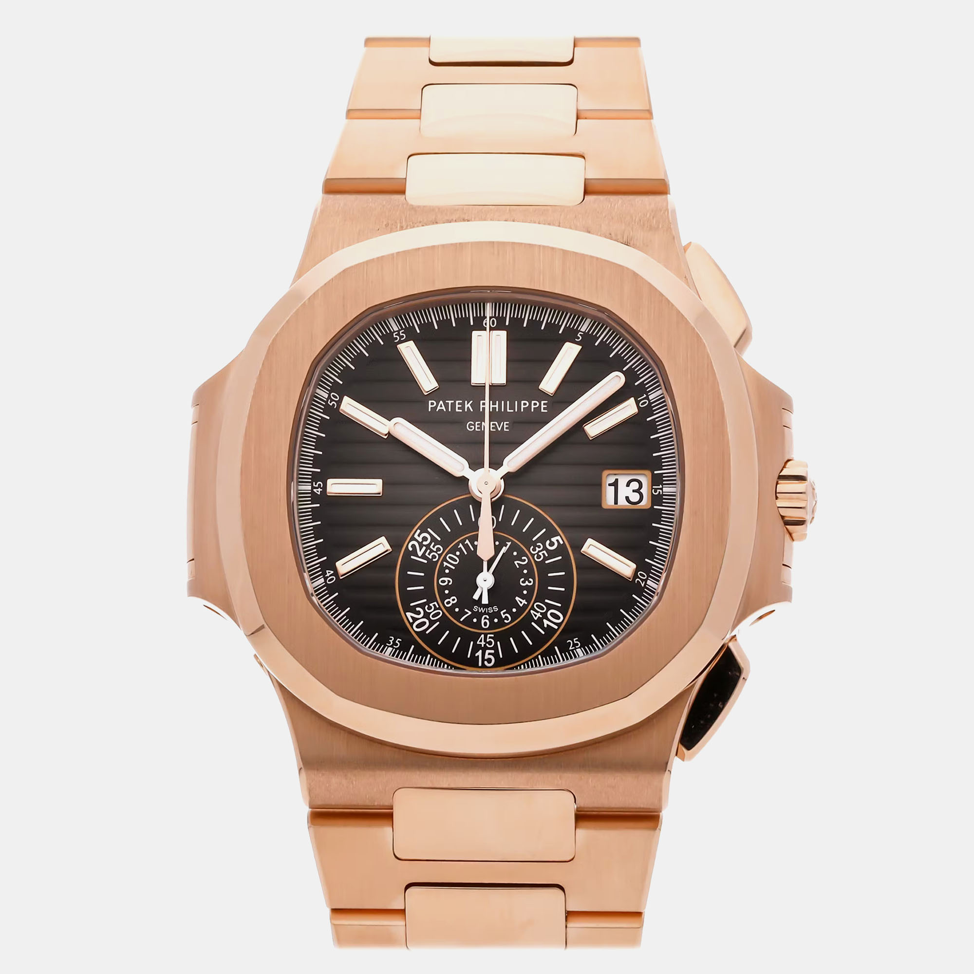 Pre-Owned Patek Philippe Nautilus Chronograph Date Men's Watch 40 mm, Black
Pre-Owned Patek Philippe Nautilus Chronograph Date Men's Watch 40 mm, Black