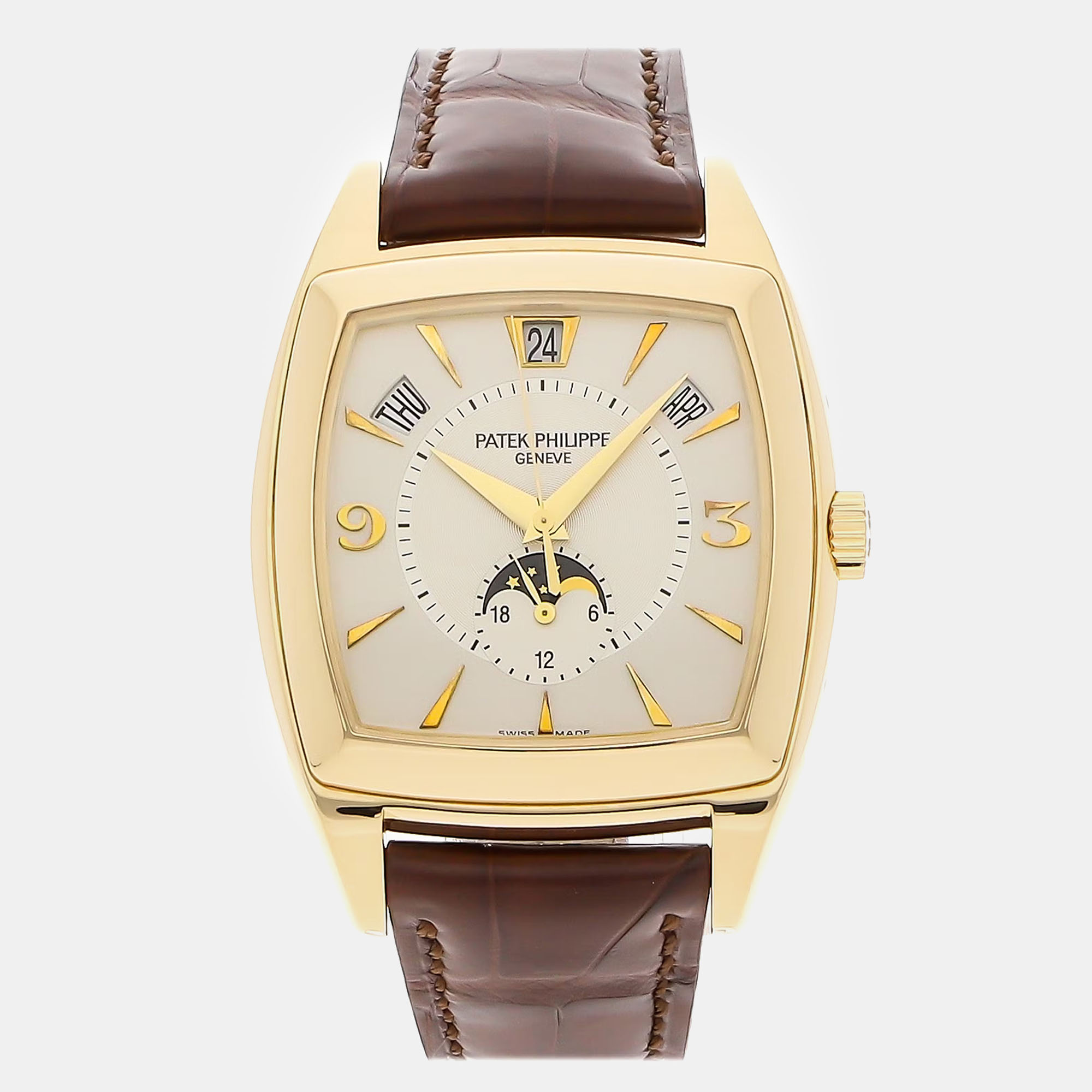 Pre-Owned Patek Philippe Gondolo Calendario Men's Watch 38 mm, Silver
Pre-Owned Patek Philippe Gondolo Calendario Men's Watch 38 mm, Silver