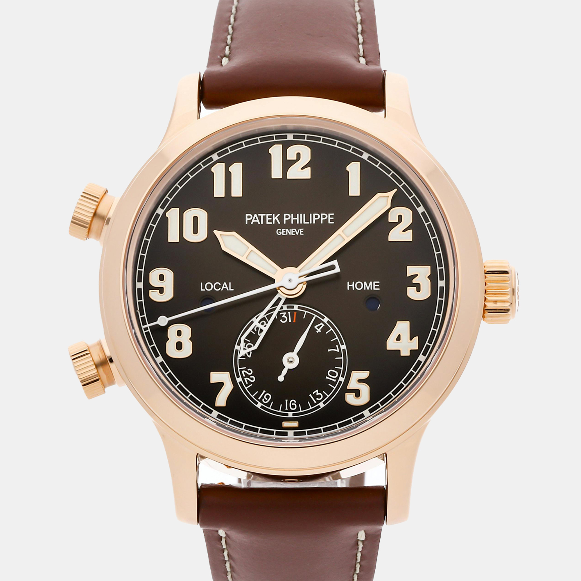 Pre-Owned Patek Philippe Calatrava Pilot Travel Time 7234R-001, Black
Pre-Owned Patek Philippe Calatrava Pilot Travel Time 7234R-001, Black
