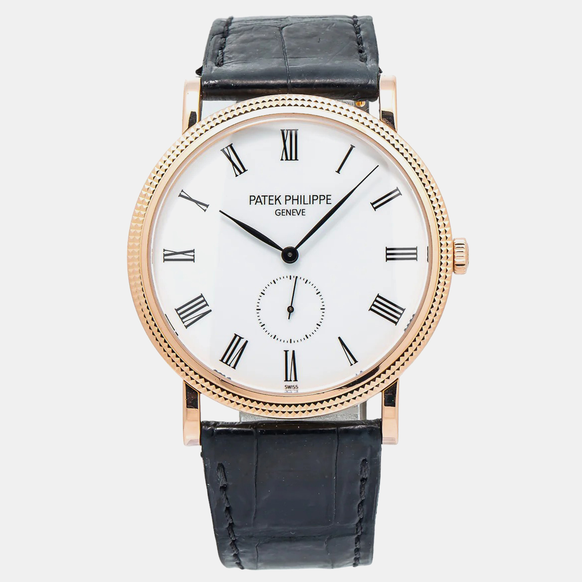 Patek Philippe White Rose Gold Calatrava 5119R Automatic Men's Wristwatch
Patek Philippe White Rose Gold Calatrava 5119R Automatic Men's Wristwatch