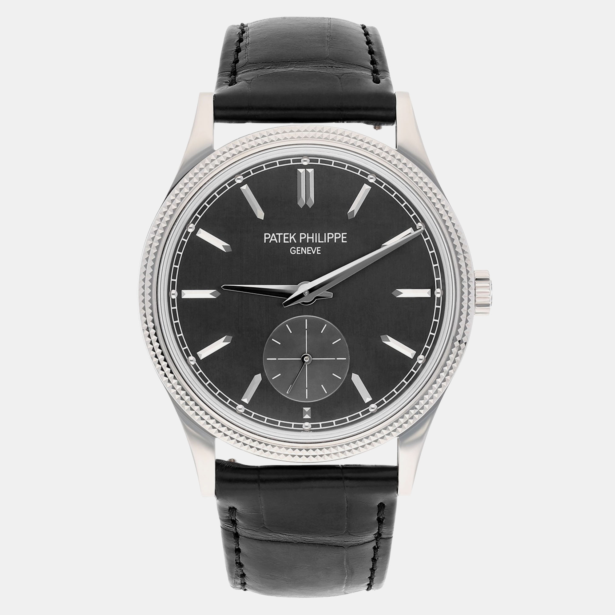 Patek Philippe Calatrava 6119G-001 Manual Winding Black 18k White Gold Men's Wristwatch 39 mm
Patek Philippe Calatrava 6119G-001 Manual Winding Black 18k White Gold Men's Wristwatch 39 mm