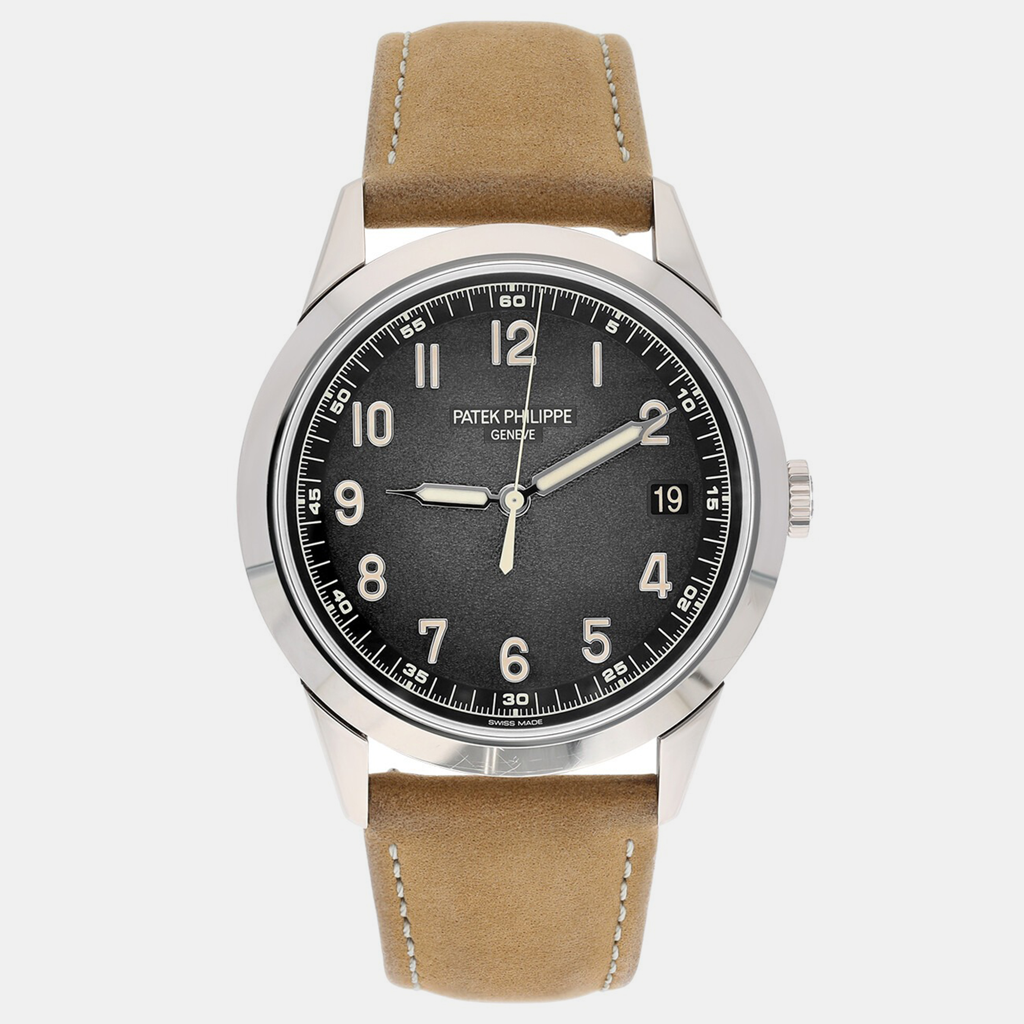 Calatrava 5226G-001 Automatic 18k White Gold Men's Wristwatch 40 mm - Patek Philippe - Modalova