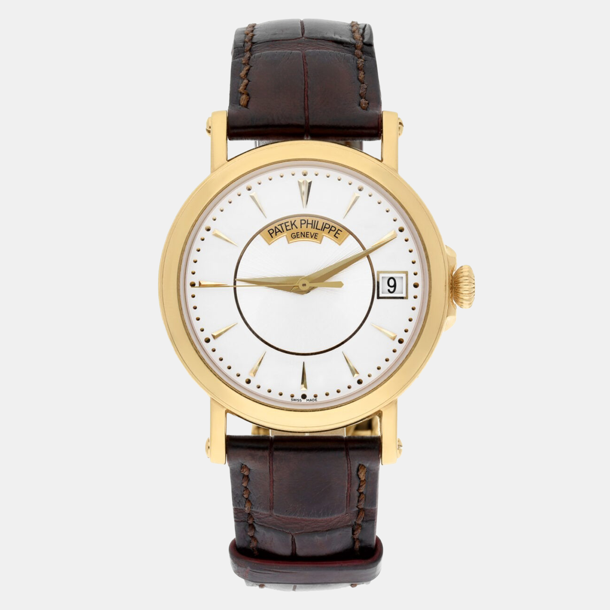 Calatrava 5153j-001 Automatic 18k Yellow Gold Men's Wristwatch 38 mm - Patek Philippe - Modalova