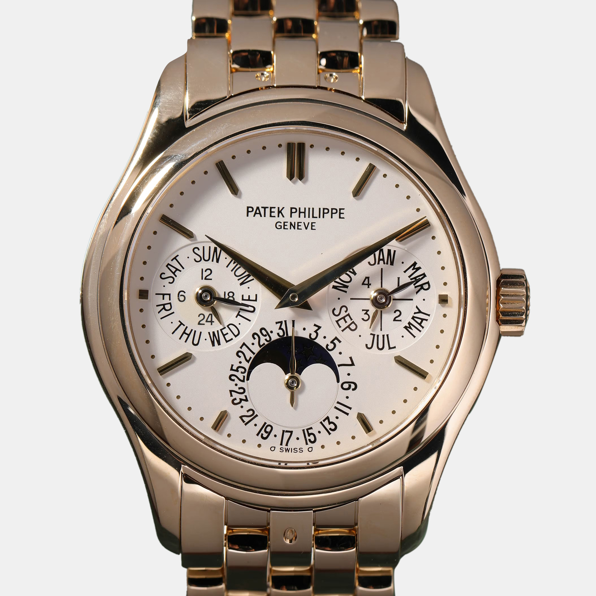 Pre-Owned Patek Philippe Grand Complications Perpetual Calendar 5136/1J-001, Cream
Pre-Owned Patek Philippe Grand Complications Perpetual Calendar 5136/1J-001, Cream