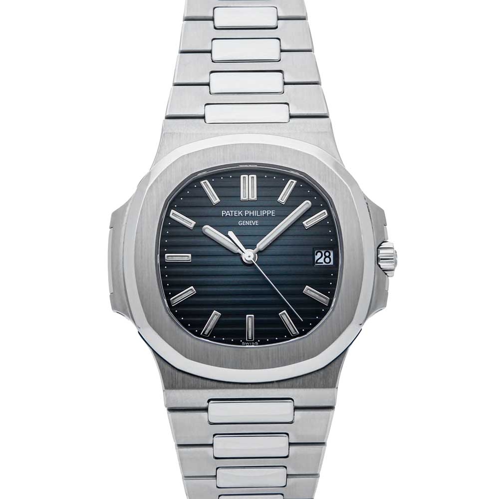 Patek Philippe Blue Stainless Steel Nautilus 5711/1A-010 Men's Wristwatch 40 MM