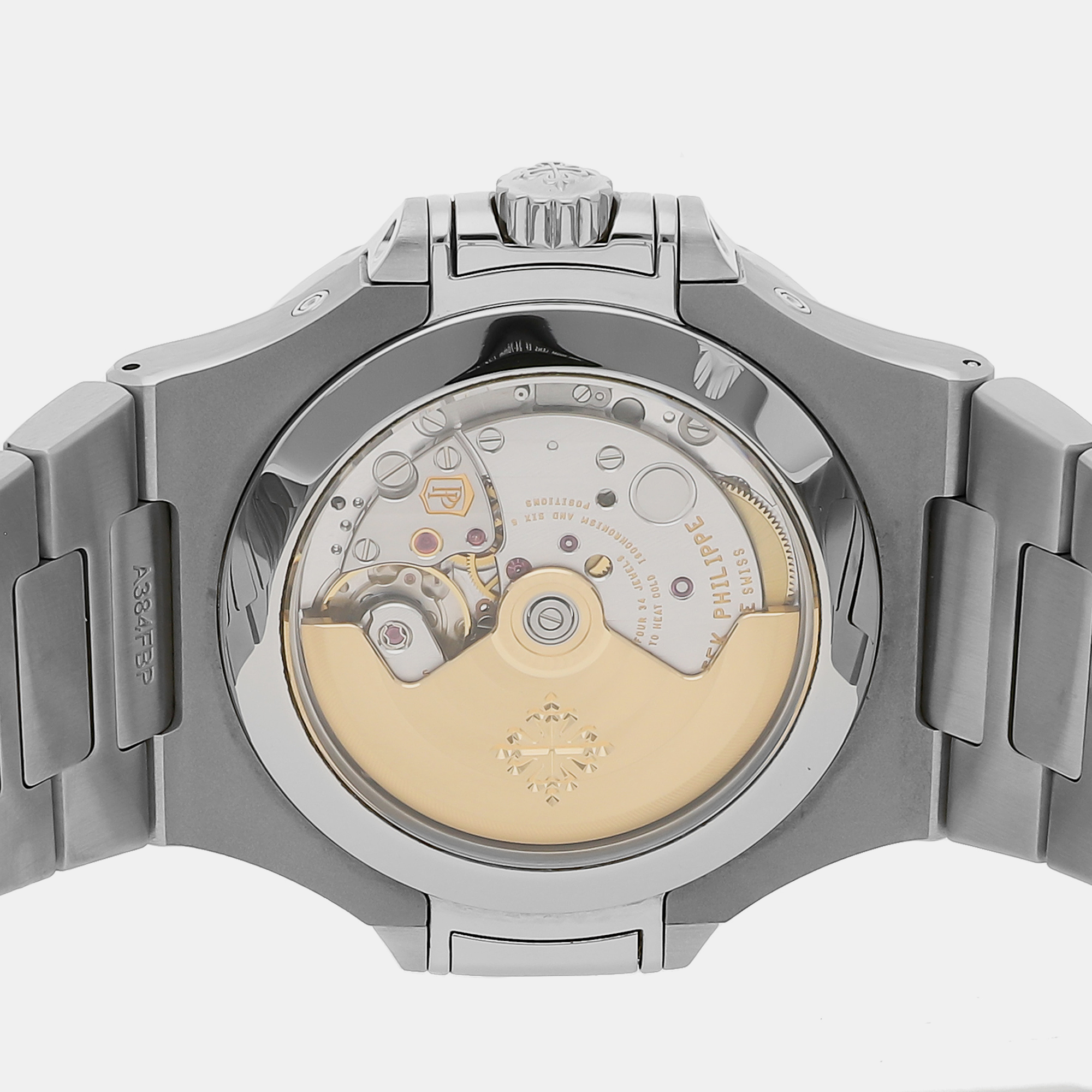 Patek Philippe Blue Stainless Steel Nautilus 5726/1A-014 Automatic Men's Wristwatch 40 Mm