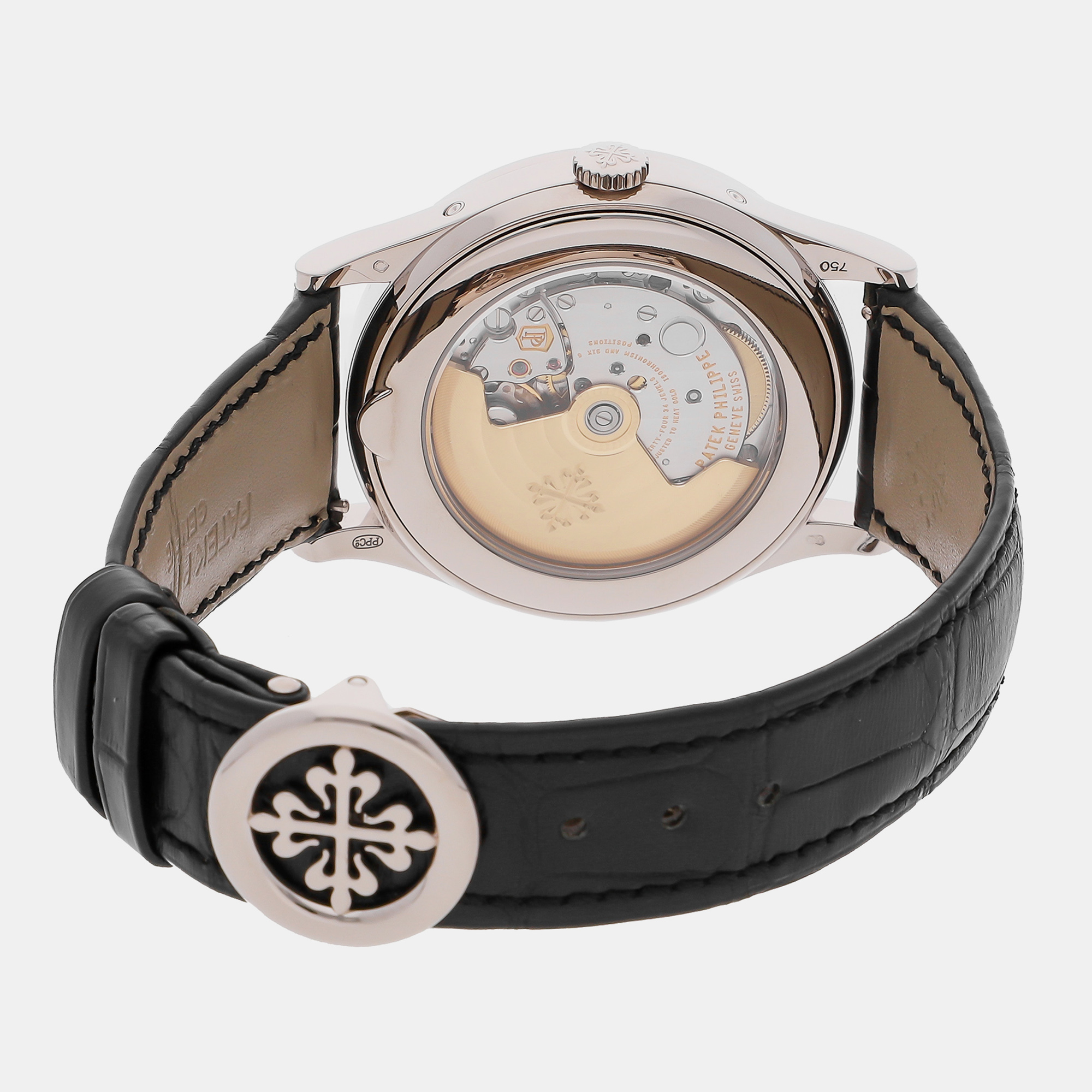 Patek Philippe Grey 18k White Gold Complications 5396G-014 Automatic Men's Wristwatch 38 Mm