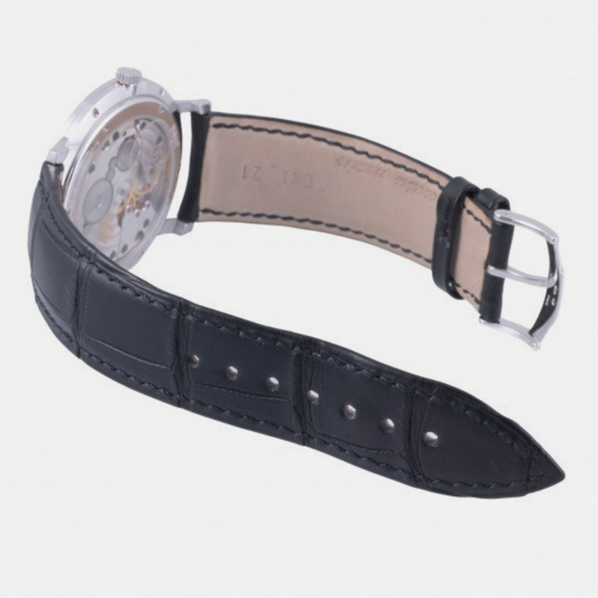 Piaget White 18k White Gold Altiplano GOA35118 Manual Winding Men's Wristwatch 40 Mm
