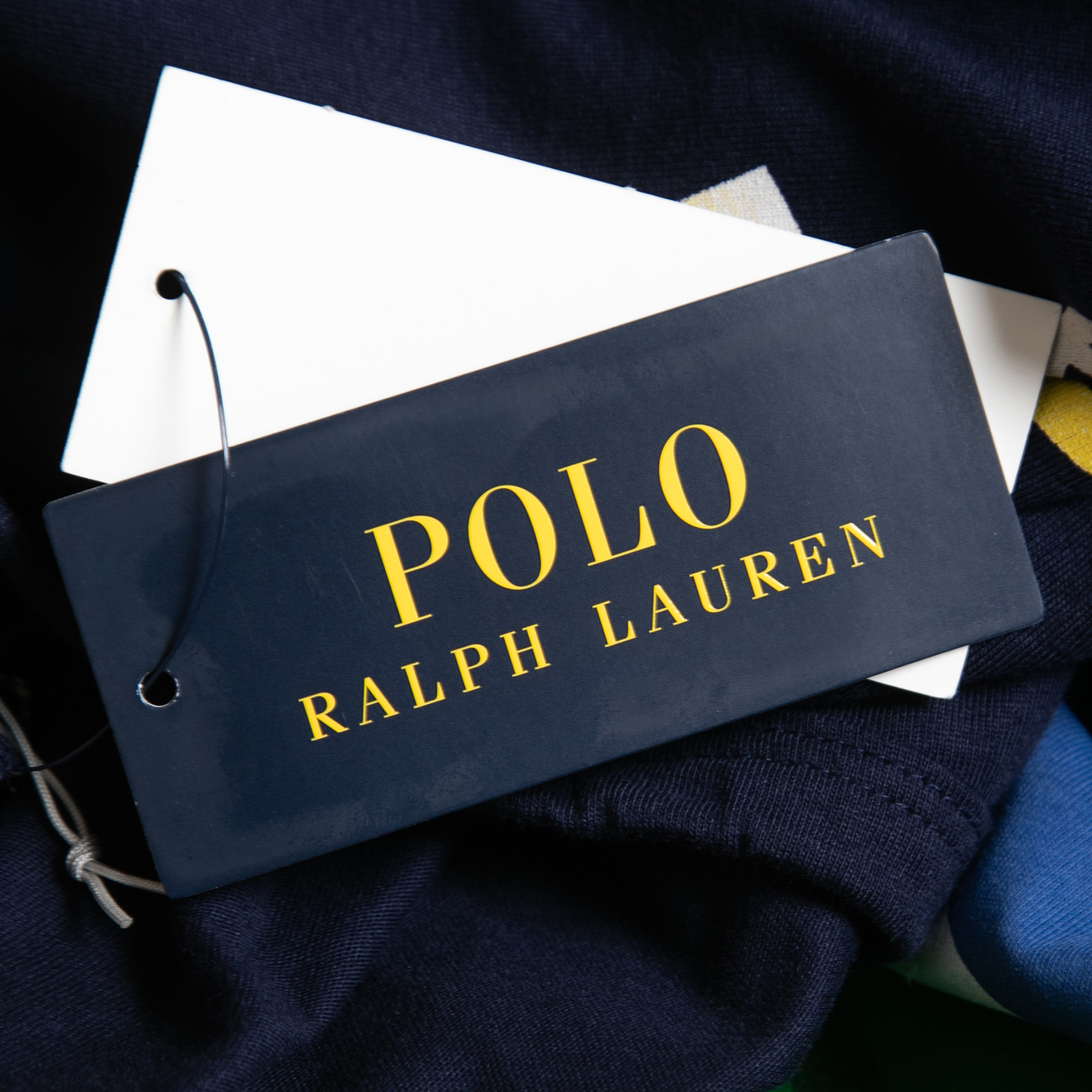 Polo Ralph Lauren X Wimbledon Navy Blue Tennis Print Cotton T-Shirt M