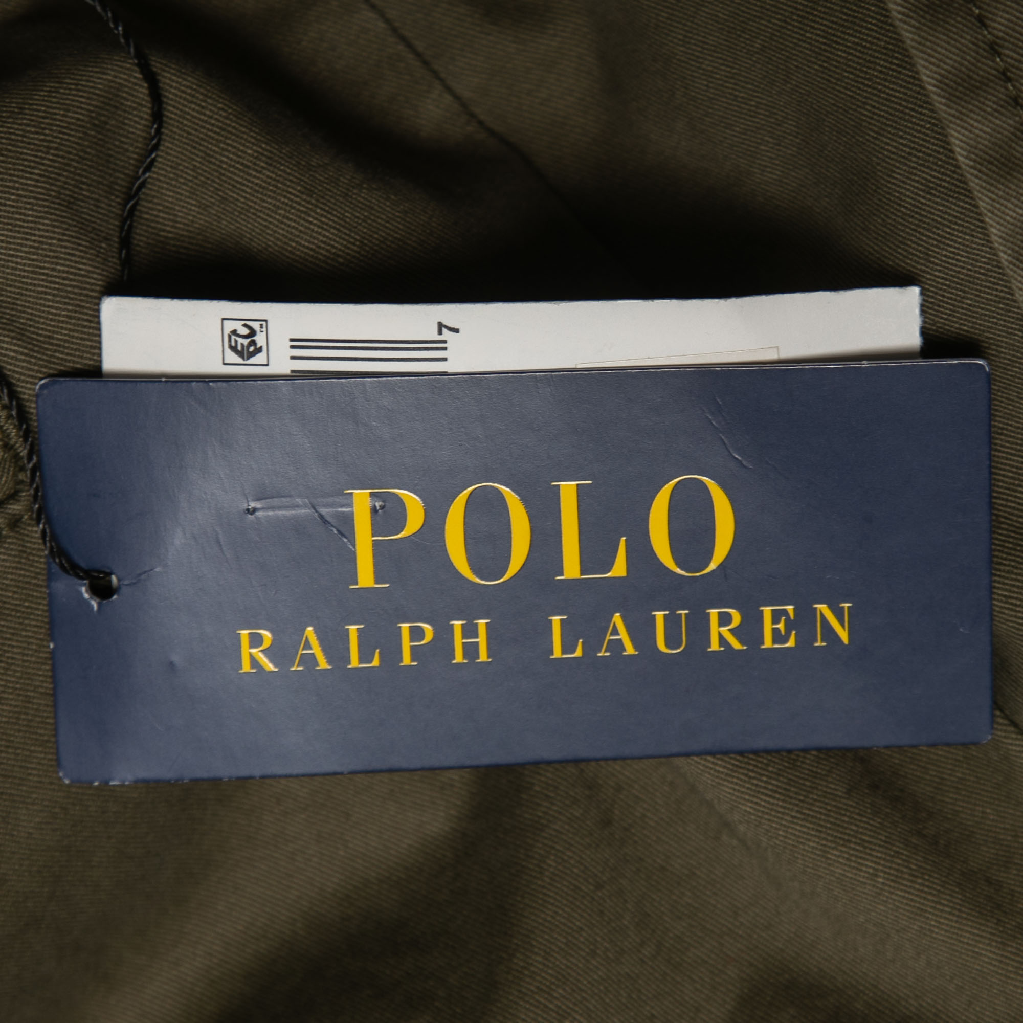 Polo Ralph Lauren Green Cotton Twill Straight Fit Trousers L