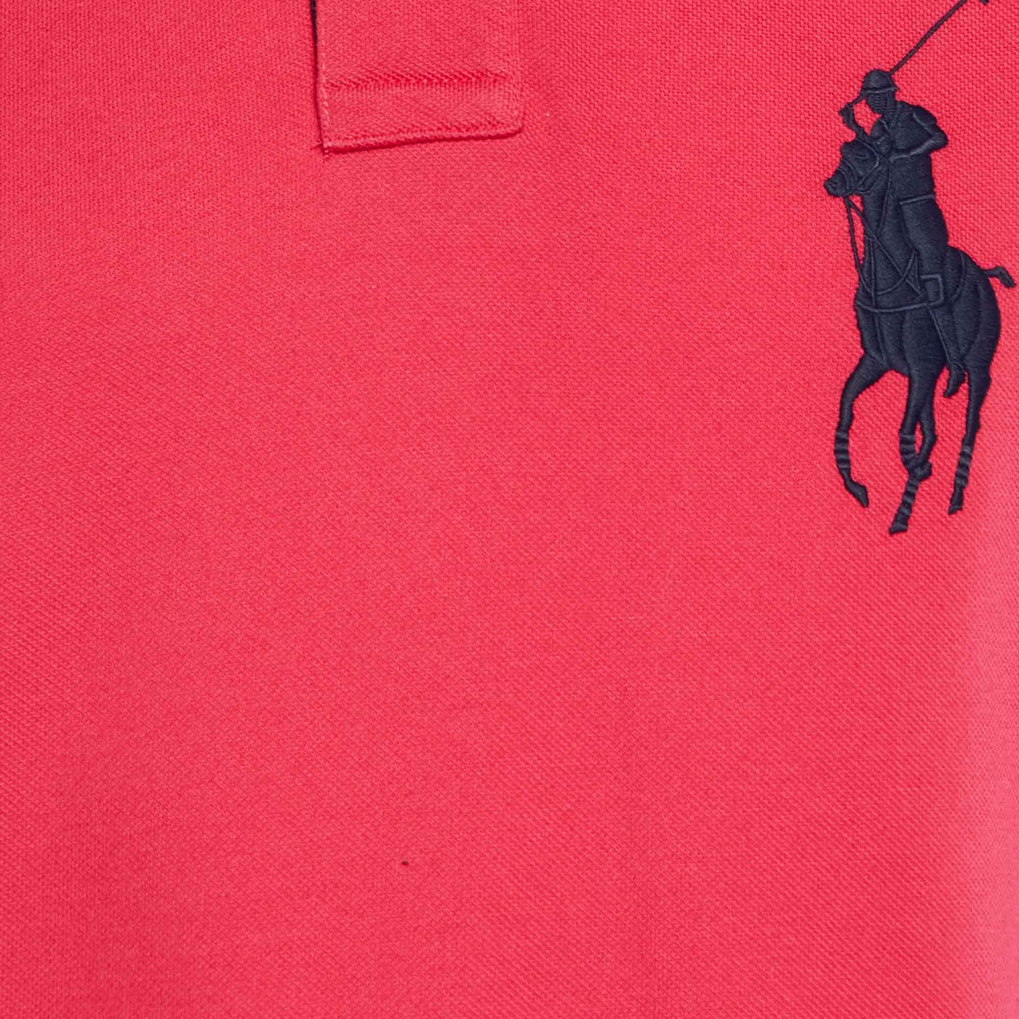 Polo Ralph Lauren Multicolor Cotton Pique Polo T-Shirt M