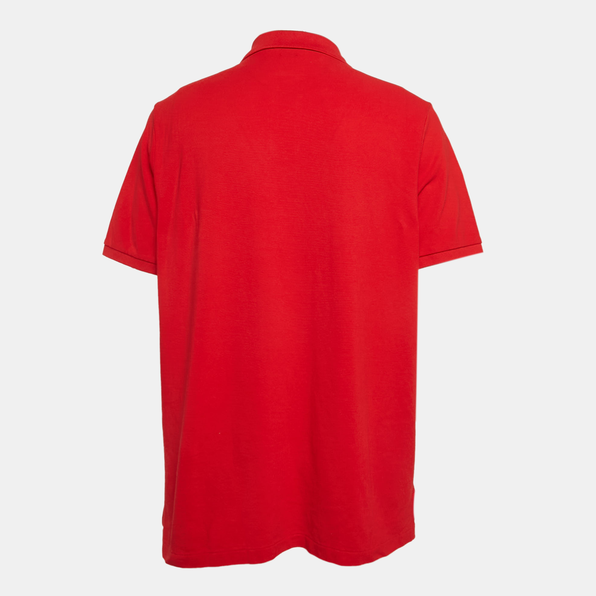 Polo Ralph Lauren Red Pique Cotton Polo T-Shirt L