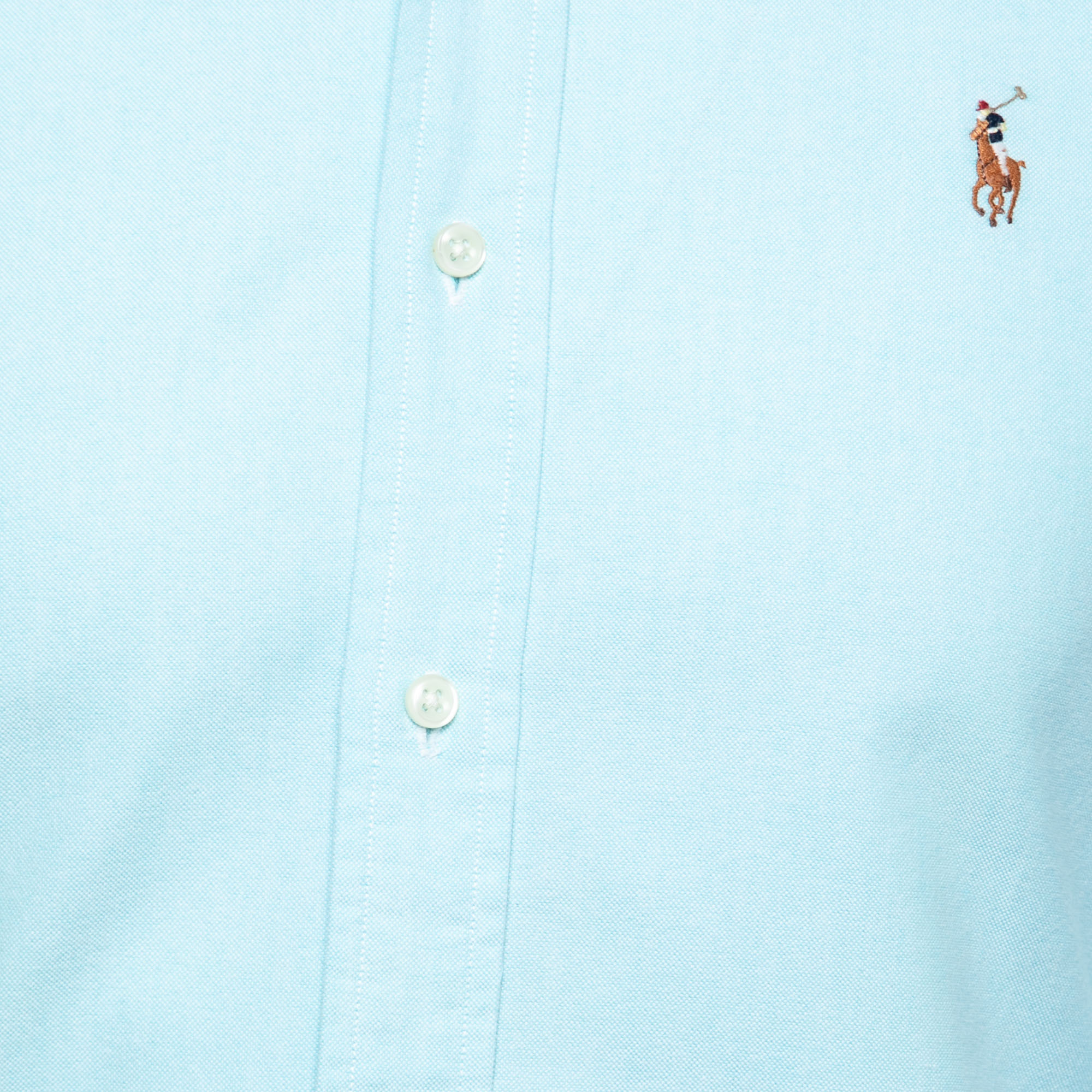 Polo Ralph Lauren Blue Cotton Long Sleeve Shirt S