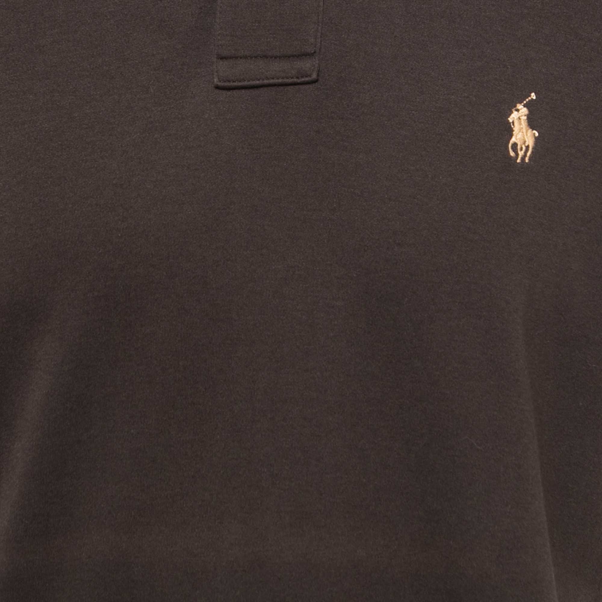 Polo Ralph Lauren Brown Cotton Polo T-Shirt M