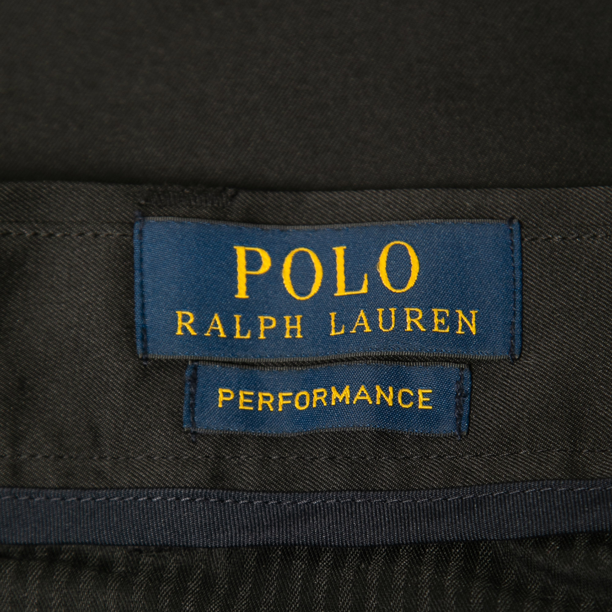 Polo Ralph Lauren Black Synthetic Stretch Classic Fit Shorts M