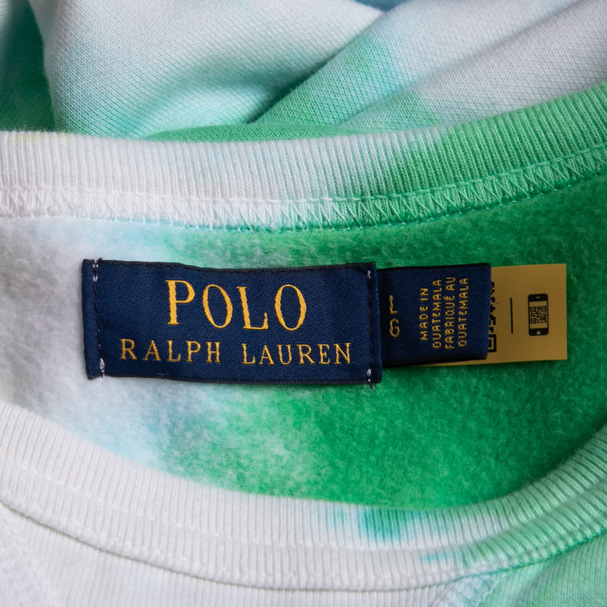 Polo Ralph Lauren Multicolor Tie-Dye Print Cotton Crew Neck Sweatshirt L