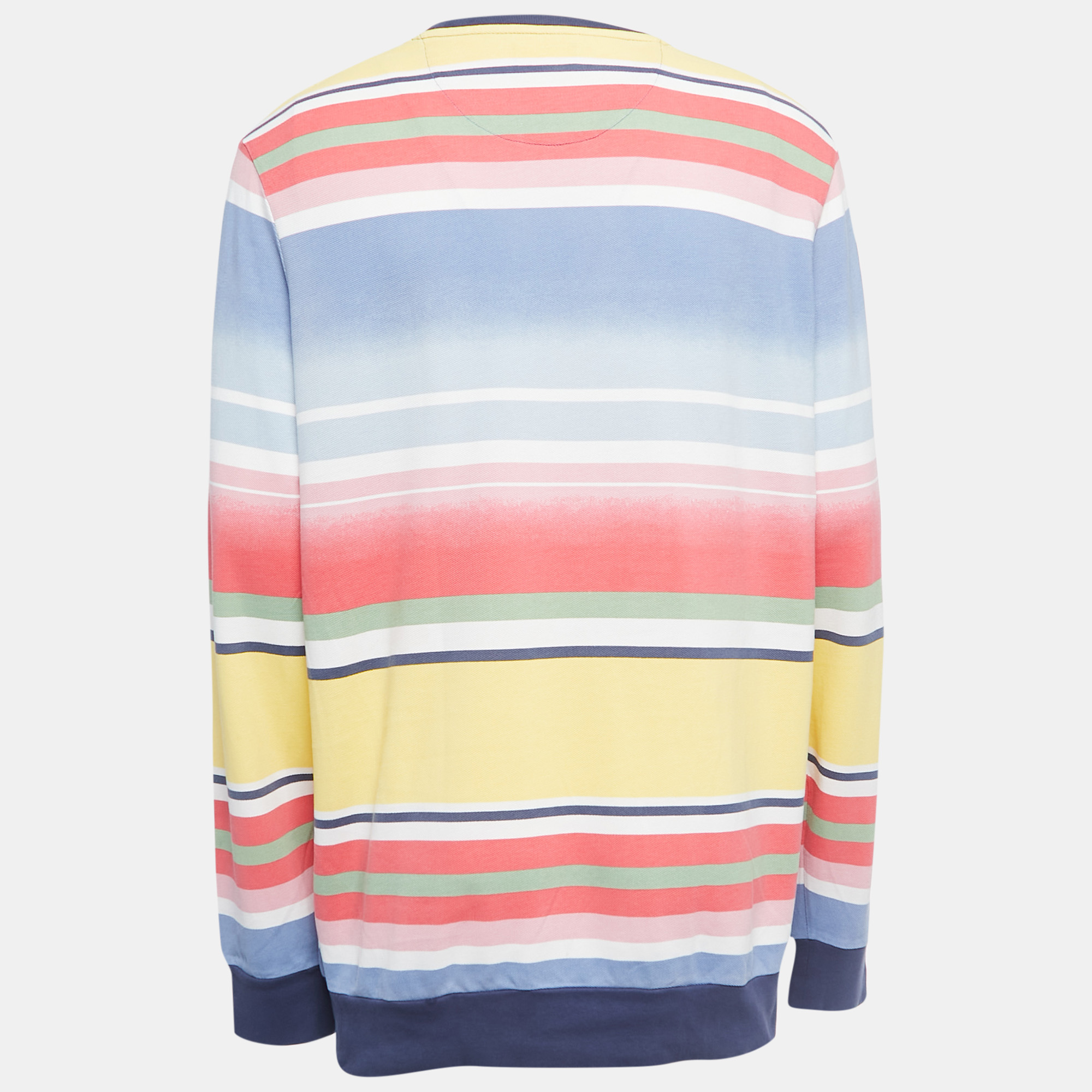 Polo Ralph Lauren Multicolor Striped Cotton Knit Long Sleeve T-Shirt L