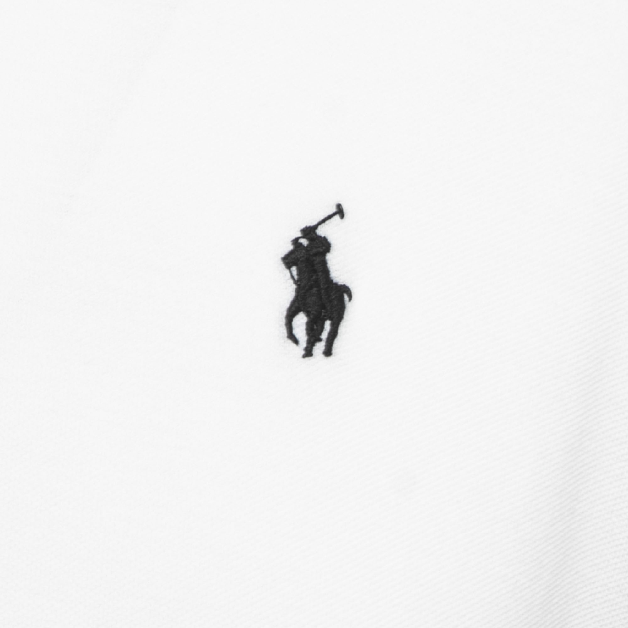 Polo Ralph Lauren White Cotton Pique Contrast Detail Round Neck T-Shirt L