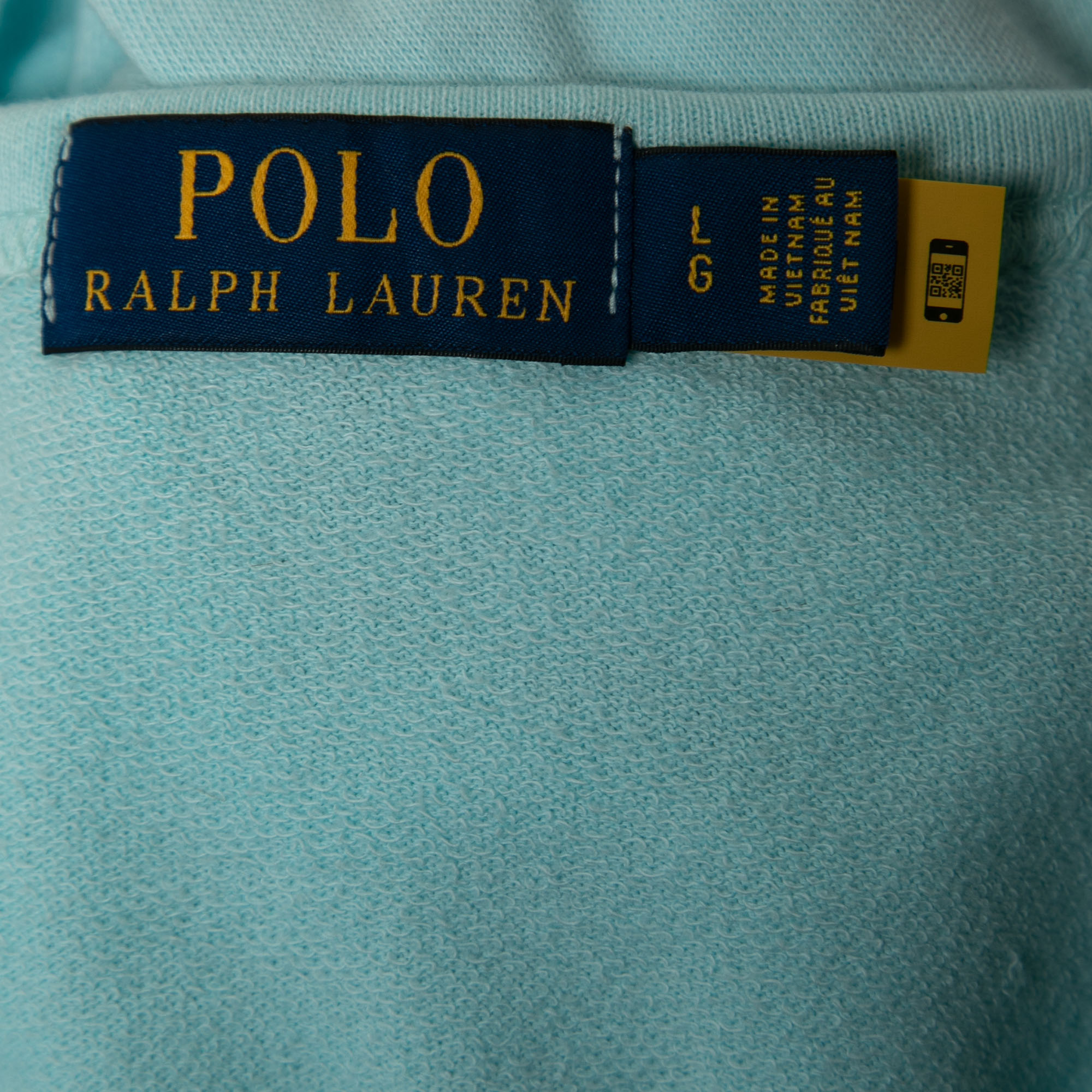 Polo Ralph Lauren Aqua Blue Cotton Long Sleeve T-Shirt L